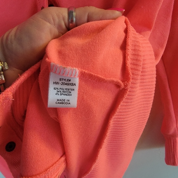 NWOT Zenana brand snap cardigan size 1x - Picture 5 of 7